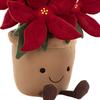 Jellycat Ботаническая Серия Забавная Кукла-Компаньон Пуансеттия Плюшевая Кукла Высотой 25 см