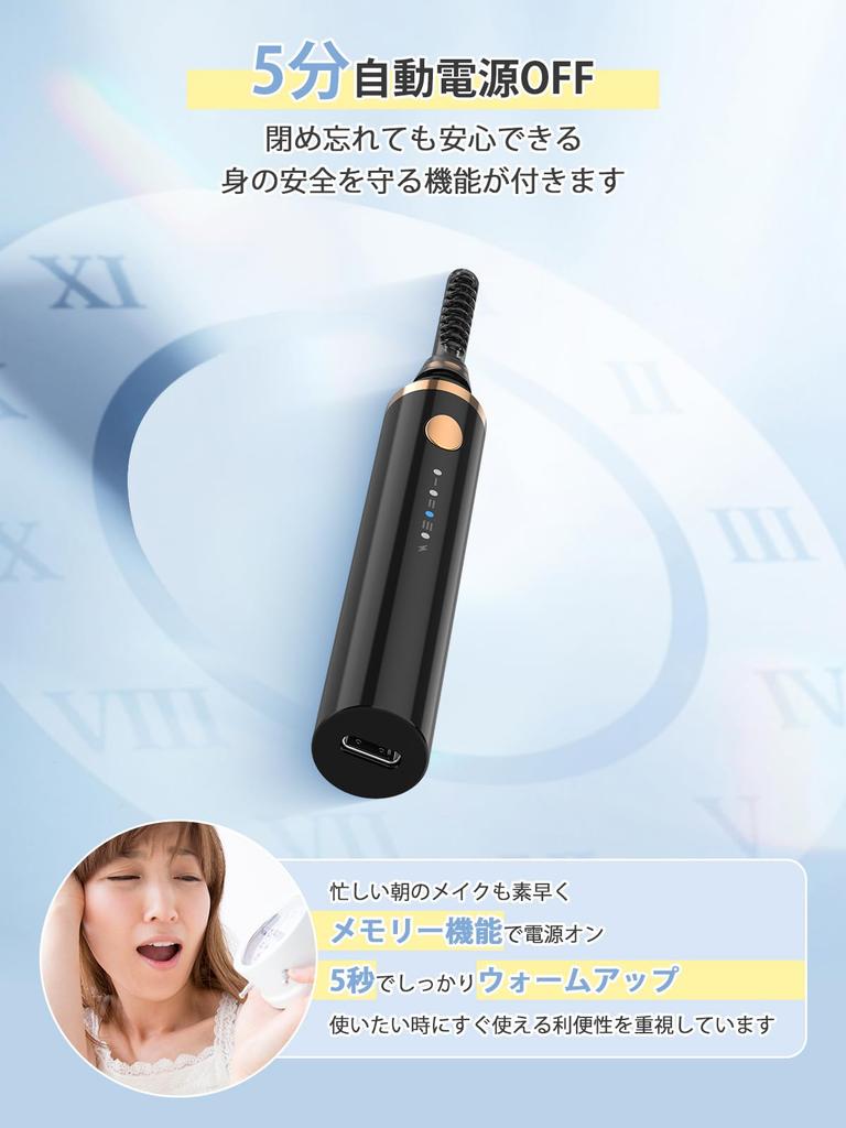 Улучшенный Горячий Отделяемый Мгновенный Нагрев за 5 3 Температуры Ожог USB Идеально для Одинарных Двойных и Лица Электрический Завиватель Завиватель для Ресниц,