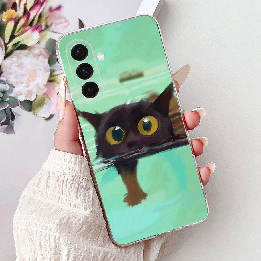 Чехол для Samsung Galaxy A56 5G SM-A566B Чехол Новая Мода Цветок Бабочка Мягкий Силиконовый Чехол для Телефона Для Galaxy A26 A36 5G Fundas