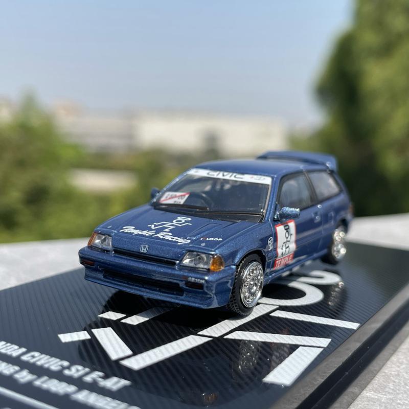 1:64 Honda WONDER CIVIC Alloy Street Sports Car Model Diecast Metal Racing Vehicles Car Model Miniature Scale Childrens Toy Gift DO1