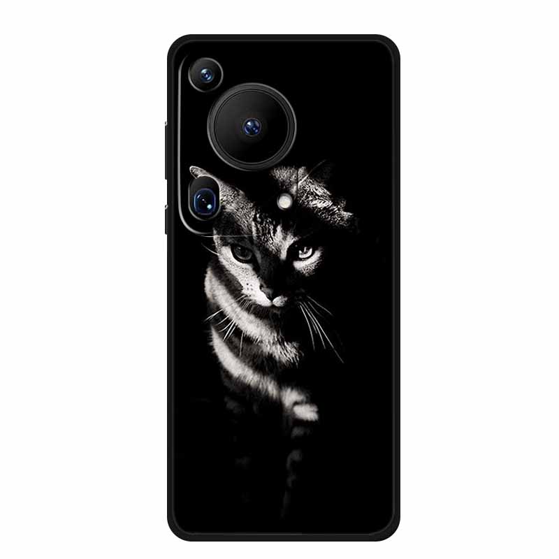 For Huawei Pura 70 Ultra Case 70Ultra Black Silicone Soft Back Cover Case For Huawei Pura 70 Ultra Phone Case Cover Pura70 Ultra