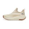 Li Ning Soft Go Comfortable Versatile Non-Slip Wear-Resistant Low-Top Casual Shoes Women Sneaker Swan-White AGLU166-3