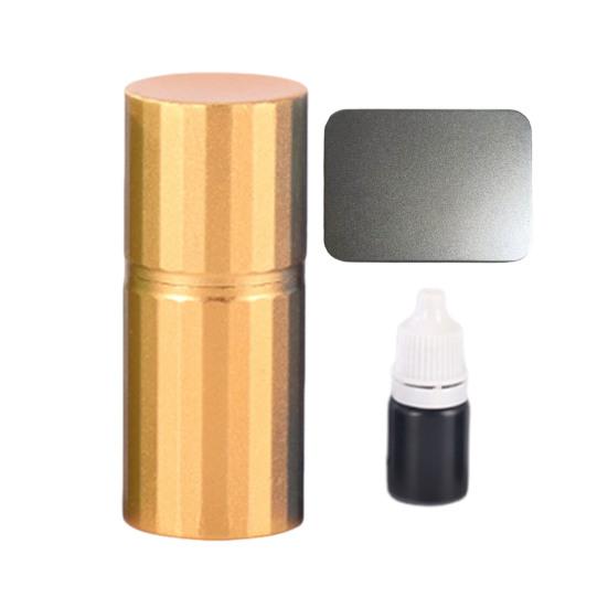 Штамп для гольф-мяча из алюминиевого сплава Инструмент для гравировки гольф-мяча Яркий цвет Портативный Компактный Маркер для гольф-мяча