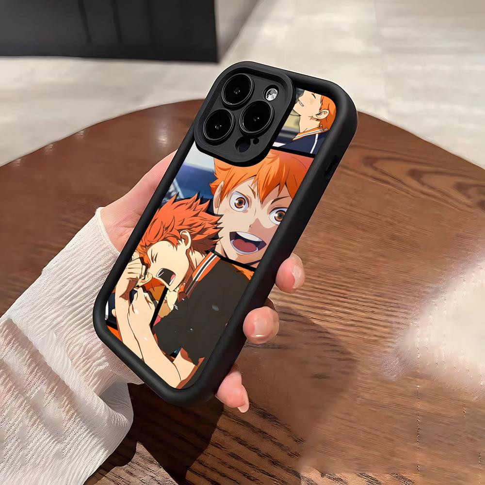 Чехол для телефона Haikyuu Хинаты Сёё Для IPhone 17 Pro Max 15 Pro 16 14 Plus 12 13 Mini 11 Pro Ударопрочный Мягкий Чехол