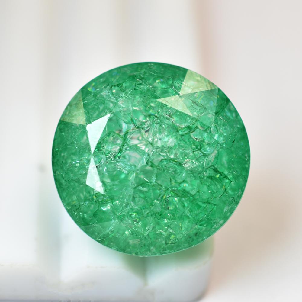 Loose Gemstone 49.30 Ct Natural GREEN EMERALD Round Cut