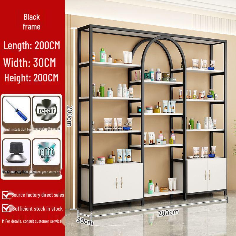 Multifunctional Light Luxury Display Shelf for Cosmetics & Nail Art