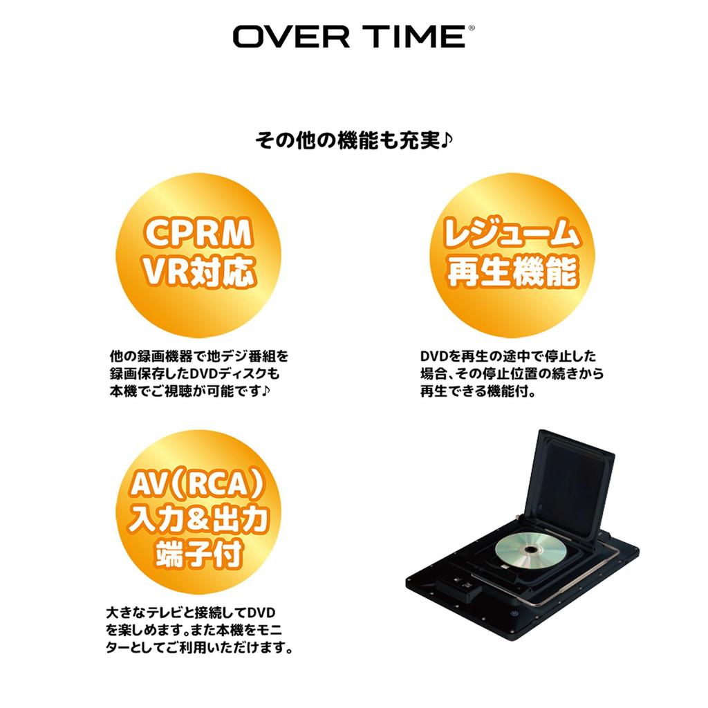 Водонепроницаемый телевизор Tokyo Deco с портативным DVD, цифровым ТВ и автомобильным черным водонепроницаемым 3 источника питания стиль цифровое ТВ ЖК-дисплей перезаряжаемый для использования в автомобиле 14-дюймовый
