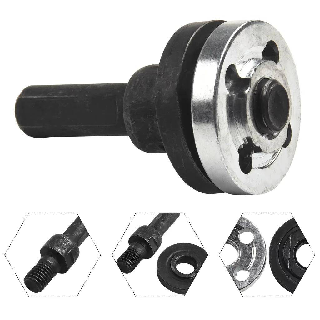 Набор переходников для подключения электродрели к угловой шлифмашине, 10 мм, адаптер для шлифовального соединения, электроинструмент для отрезного диска