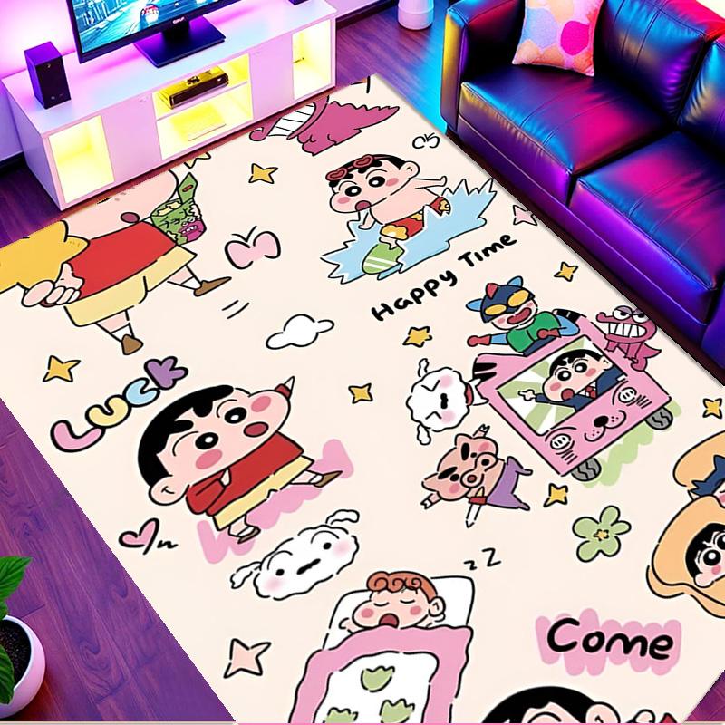 Cartoon comics Print Rug, Washable Floor Carpet, For Entryway Dorm Laundry Room Office Study, Home Decor Birthday Christmas Gift