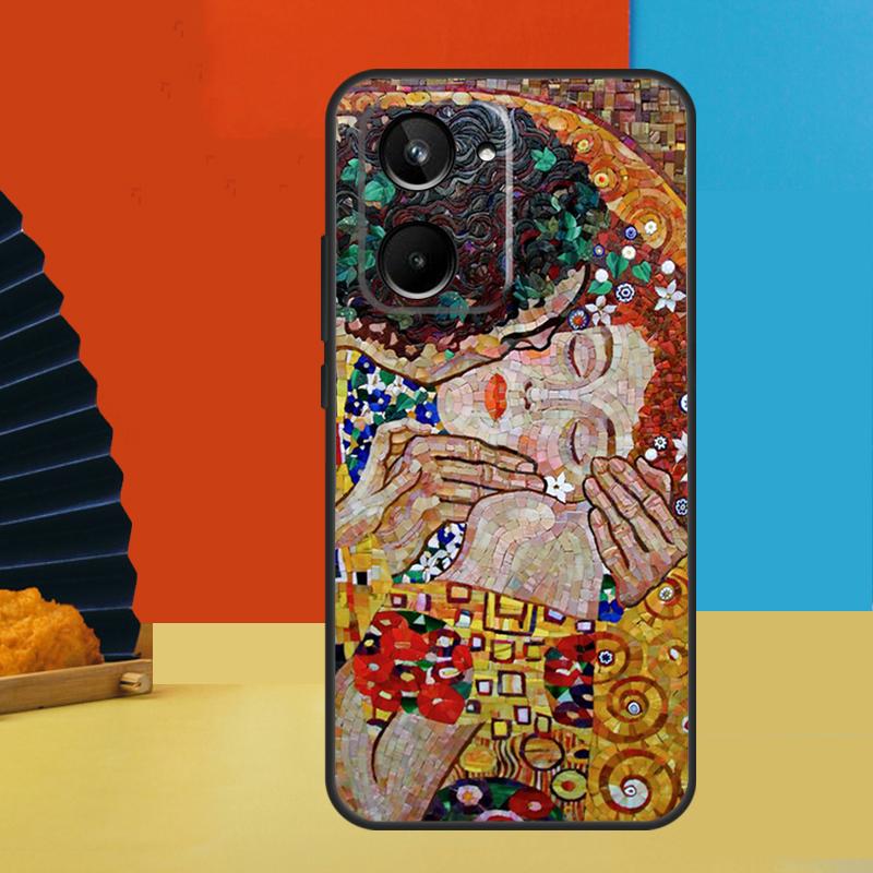 Чехол Gustav Klimt Kiss Art для Realme 15 Pro 10 11 12 13 14 Pro Plus GT6 GT7 C51 C53 C55 C61 C63 C65 C67 C71 C75