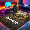 Custom Name Personalized AEK Athens FC Print Carpet, Versatile Home Decor Rug, for Playroom, Apartment, Balcony, Entryway, Hallway Gift