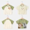 Baby Clothes Casual Short-sleeved T-shirts Summer Clothes Boys Girls Baby Children Children Summer Half-sleeved Tops