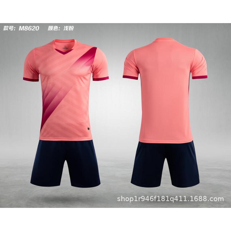 Kids Soccer Jerseys Lightweight Breathable Team Training Uniforms Customizable Number Sports Shirts Boys Girls