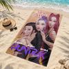 Kpop demon hunters Custom Name Beach towels also serve as bath towels summer essential a musthave for the outdoors the beach and the pool