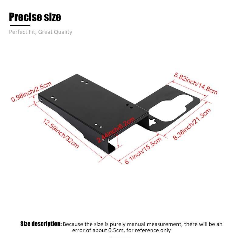 Car Rear Tailgate Handle License Plate Holder Bracket Aluminium Alloy Mounting Fit For Jeep Wrangler JL 2018 Up Exterior Accessories