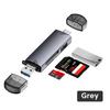 USB-устройство чтения карт типа C: Адаптер OTG «все в одном» для Android и компьютеров со слотами SD/TF, Plug-and-Play.