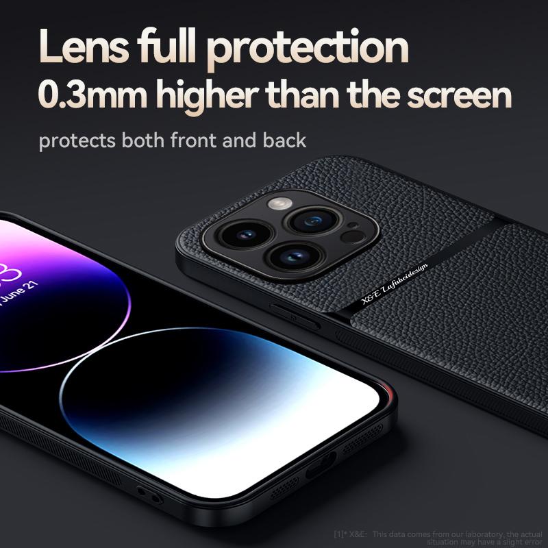 Чехол для телефона Honor 600 Pro Задняя панель Силиконовая рамка Ударопрочный Автомобильный магнитный держатель Кожаная с мелкими линиями Противоударная задняя крышка Для Honor 600 Pro Чехлы