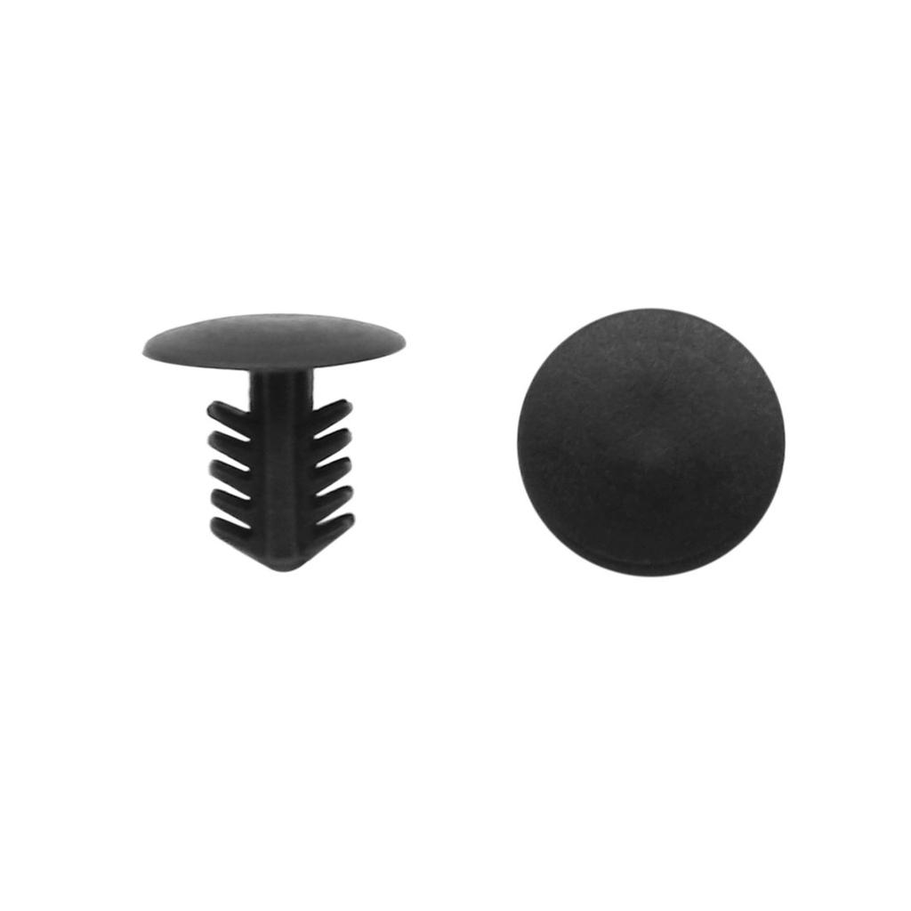 uxcell Plastic Rivets 6mm Hole Diameter Fastener Clips Black Car