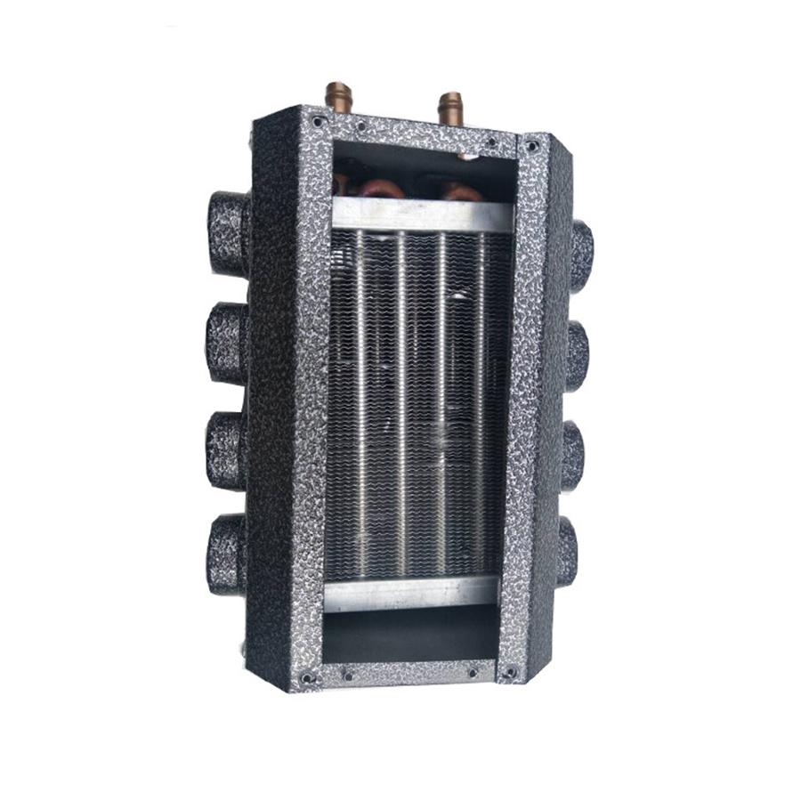Car Underdash 12V Heater Dual Side 8 Port 14 Pass All Copper Coil 26.5*17.5*11cm