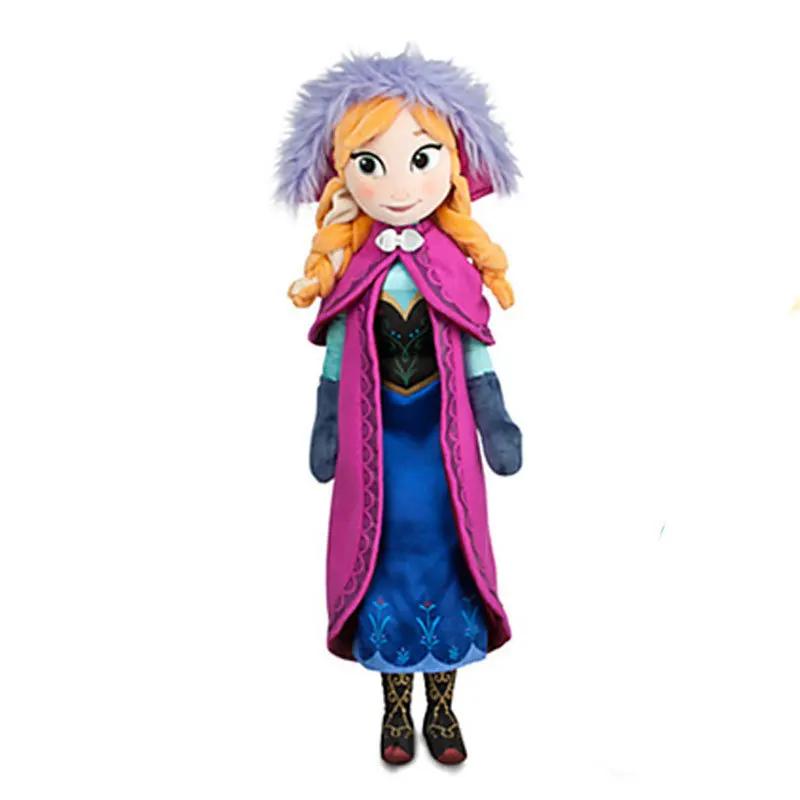 Disney Замороженная Эльза Анна Принцесса Мягкая Плюшевая Кукла Олаф Снеговик Лед Свен Флареон Бруни Игрушка Девочки Дети Рождественские Подарки