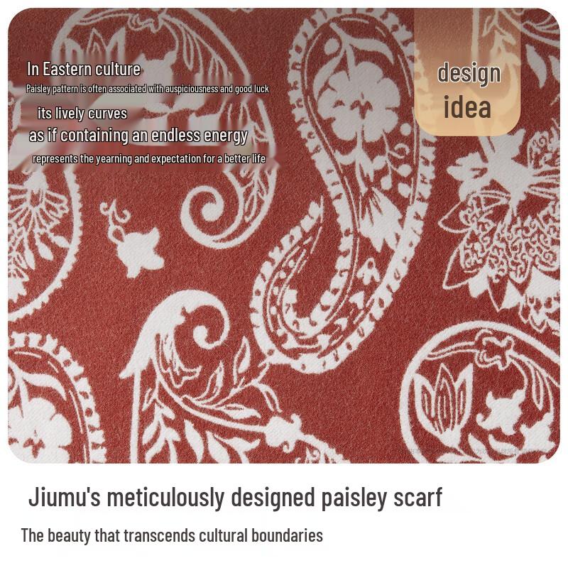 JIUMU Women's Pure Wool Scarf & Shawl Gift Set