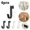 Multi-Purpose Hooks Kitchen Cabinet Door Back Hook Hanging Rack Clothes Coat Hat Towel Hanger Storage Hook Bathroom Accessories Punch-free Small Hook