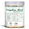 Жареные и соленые семена тыквы Fabeato 250 г - диетическое питание, полезные хрустящие закуски - богатый клетчаткой суперпродукт - идеально подходит для салатов, выпечки