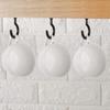 2 Inch Ceiling Hooks, 12 Pcs Screw-in Cup Hooks, Vinyl Coated Screw Hooks For Hanging Plants Lights Mugs Heavy Duty Indoor Outdoor Use, Screw In Metal