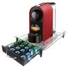 Nyana Home Nespresso Capsule Organizer Holder | 40 Capsule Capacity | Nespresso Compatibility | Glass Cover
