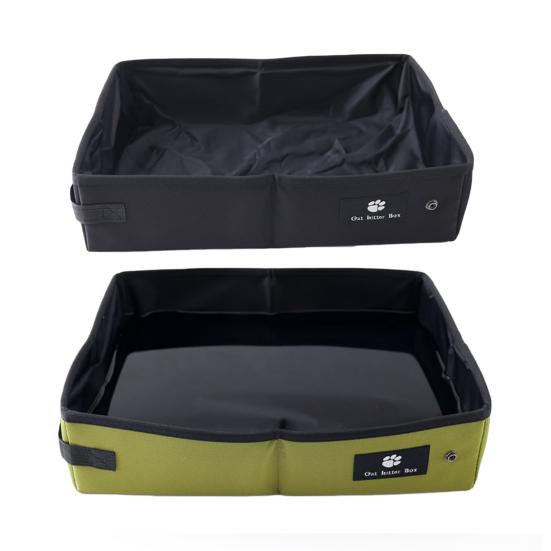 Ящик для кошачьего туалета, легко чистящийся, портативный, складной, лоток для кошачьего туалета, удобный туалетный лоток для домашних животных для дома, путешествий на открытом воздухе