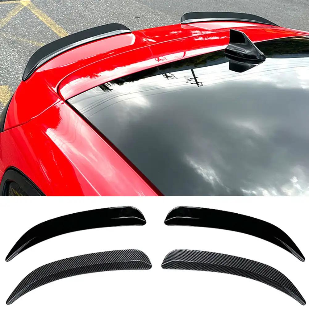 2 шт., удлинитель заднего спойлера для автомобиля, спойлер черного цвета, автозапчасти для укладки для Ford Focus ST Line Hatchback 2019-2024