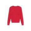 Polo Ralph Lauren Solid Color Single-Breasted Round Neck Cardigan Long Sleeve Kids Sweaters Red 313919829-003