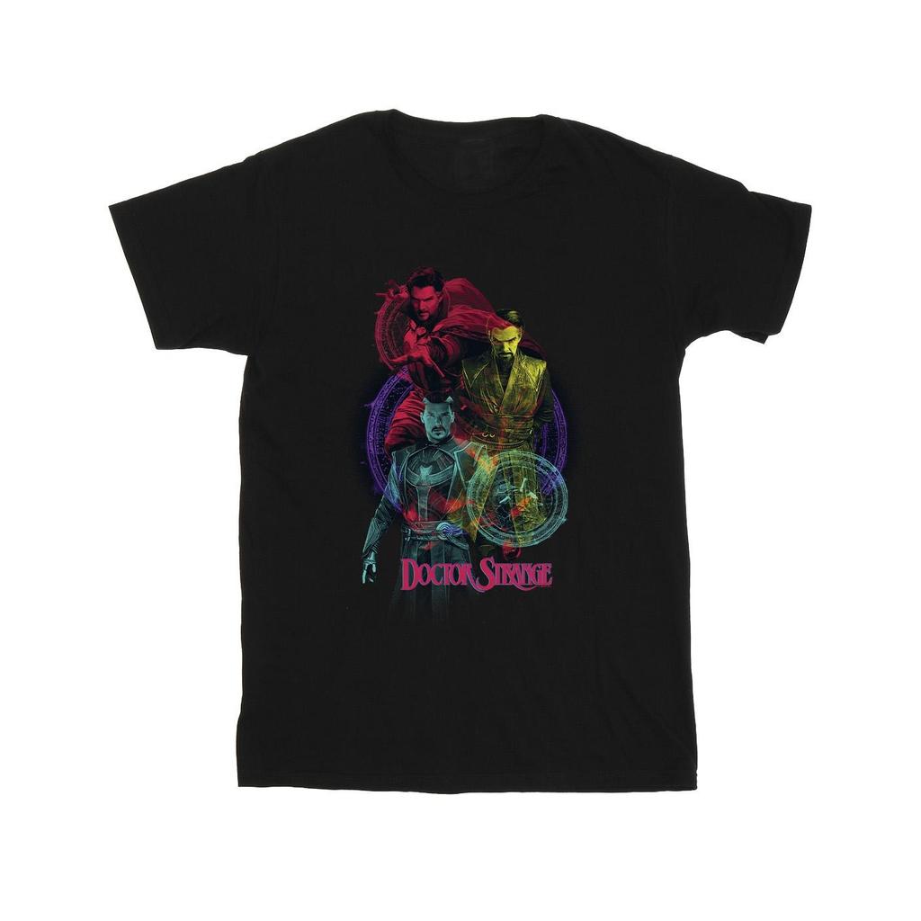 Marvel Mens Doctor Strange Rainbow T-Shirt