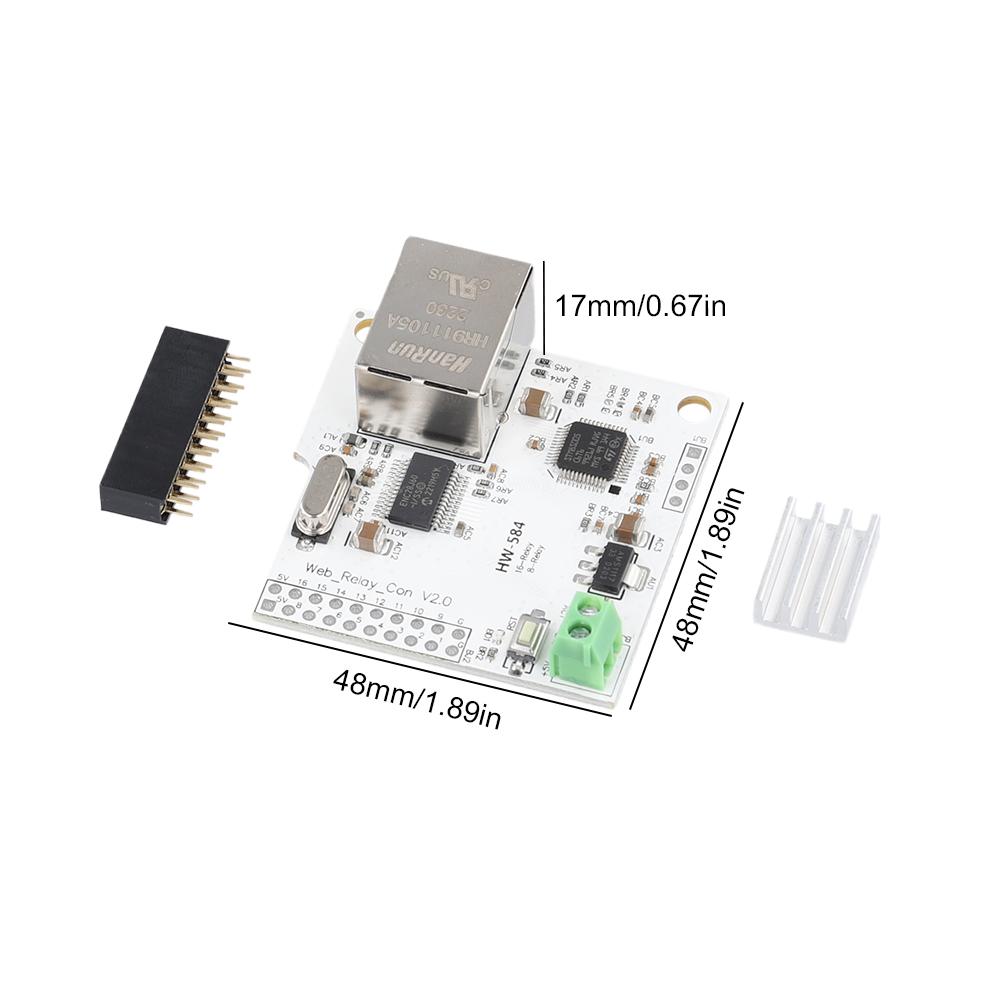 8/16 Channel Network Control Switch Internet Relay Module Internet Management W5100 Network Wifi Relay Control Panel Module 2A