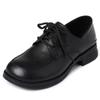 Zapatos Mujer женские оксфорды туфли на плоской подошве повседневные кожаные туфли на платформе с одним шагом модные туфли на плоской подошве со шнуровкой классические ботильоны женские