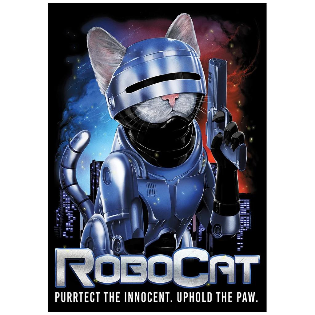 Horror Cats Robocat Poster