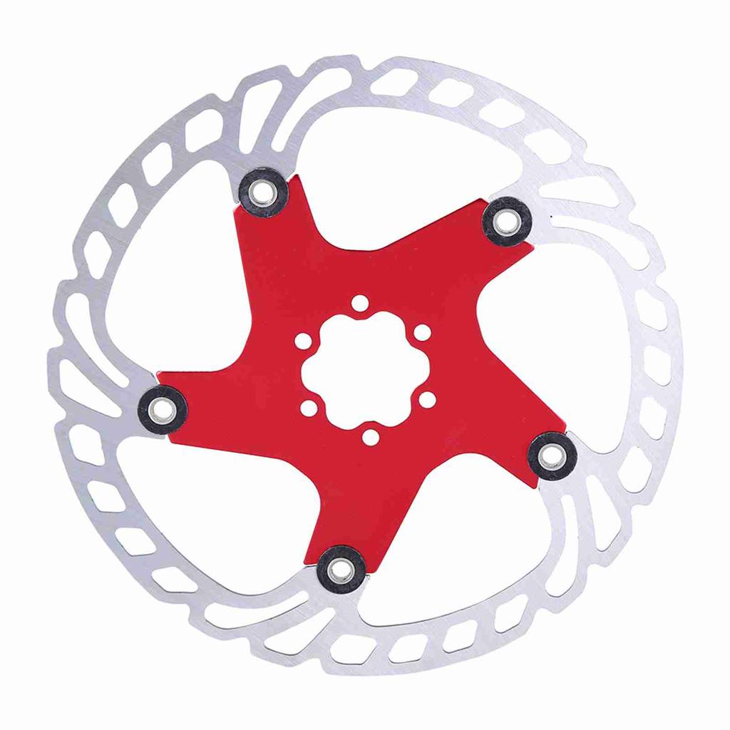 203mm Floating Disc Six Bolts Bicycle Mountain Bike Brake Disc Cycling Accessory(redsilver )