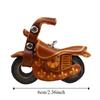 Cruiser Cowhide Motorcycle Keychain Retro Simulation Motorcycle Keyring  Backpack Decoration