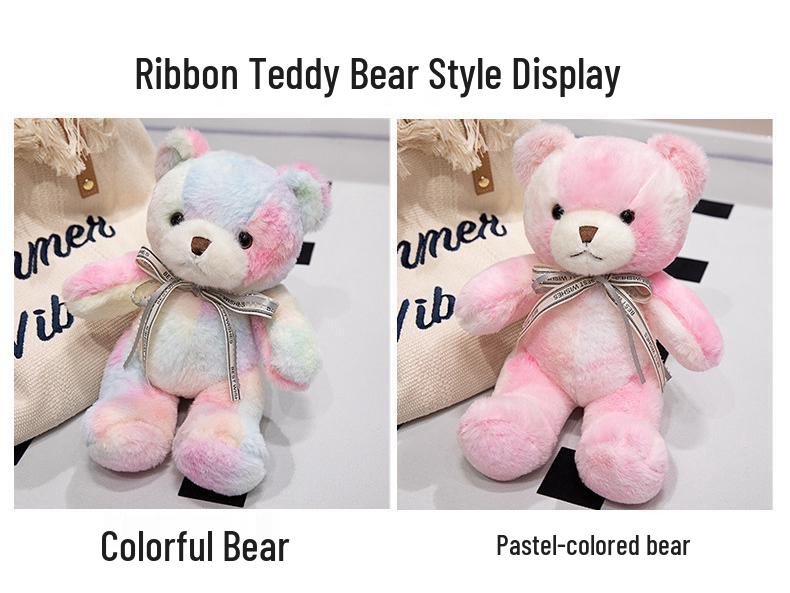 Плюшевая игрушка Мишка с бантом - Подарок на день рождения для девушки