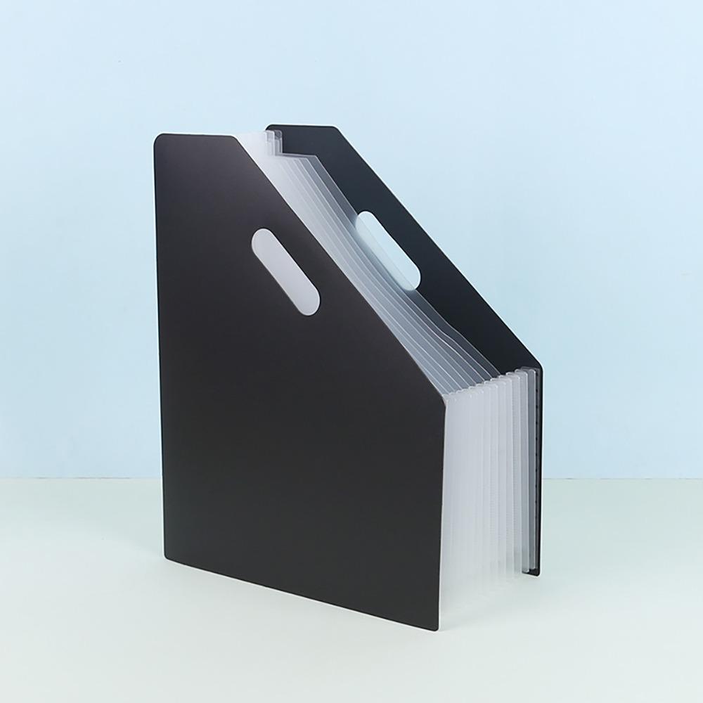 Folder A4 Expanding Organ Bag Diagonal Mouth Rainbow Color Document Holder Briefcases