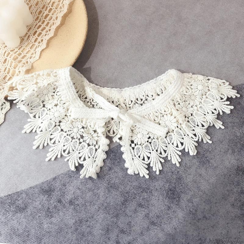 Съемный воротник Детский воротник с вышивкой Воротник-обманка Ложный воротник Кружевной воротник