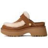 Esmee Clog Comfortable Fashion Casual Shoes 5cm Women Clogs Brown 1173331-CHE