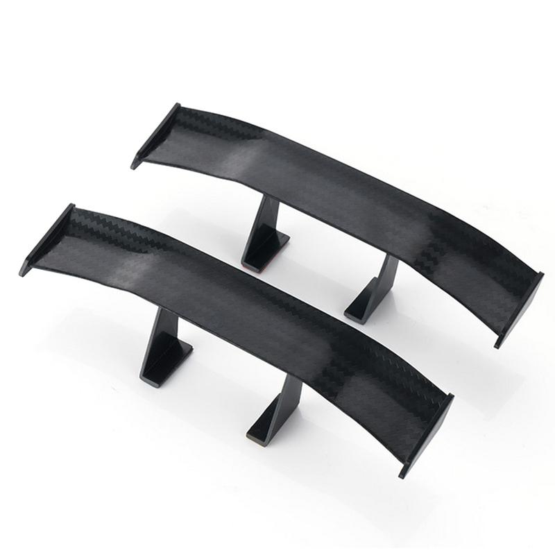 Универсальный автомобильный мини-спойлер из углеродного волокна, крыло, автомобильный стайлинг, задний багажник, крыло, спойлер для багажника, автомобильное украшение, внешние аксессуары