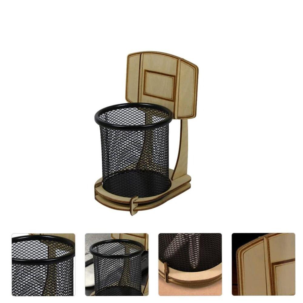Creative Mesh Pen Holder Household Cosmetic Brushes Shelf Table Storage Supplies
