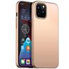 Protective Case - E.F.CONNECTION - for iPhone 12 Pro - Soft Silicone - Shockproof - Gold