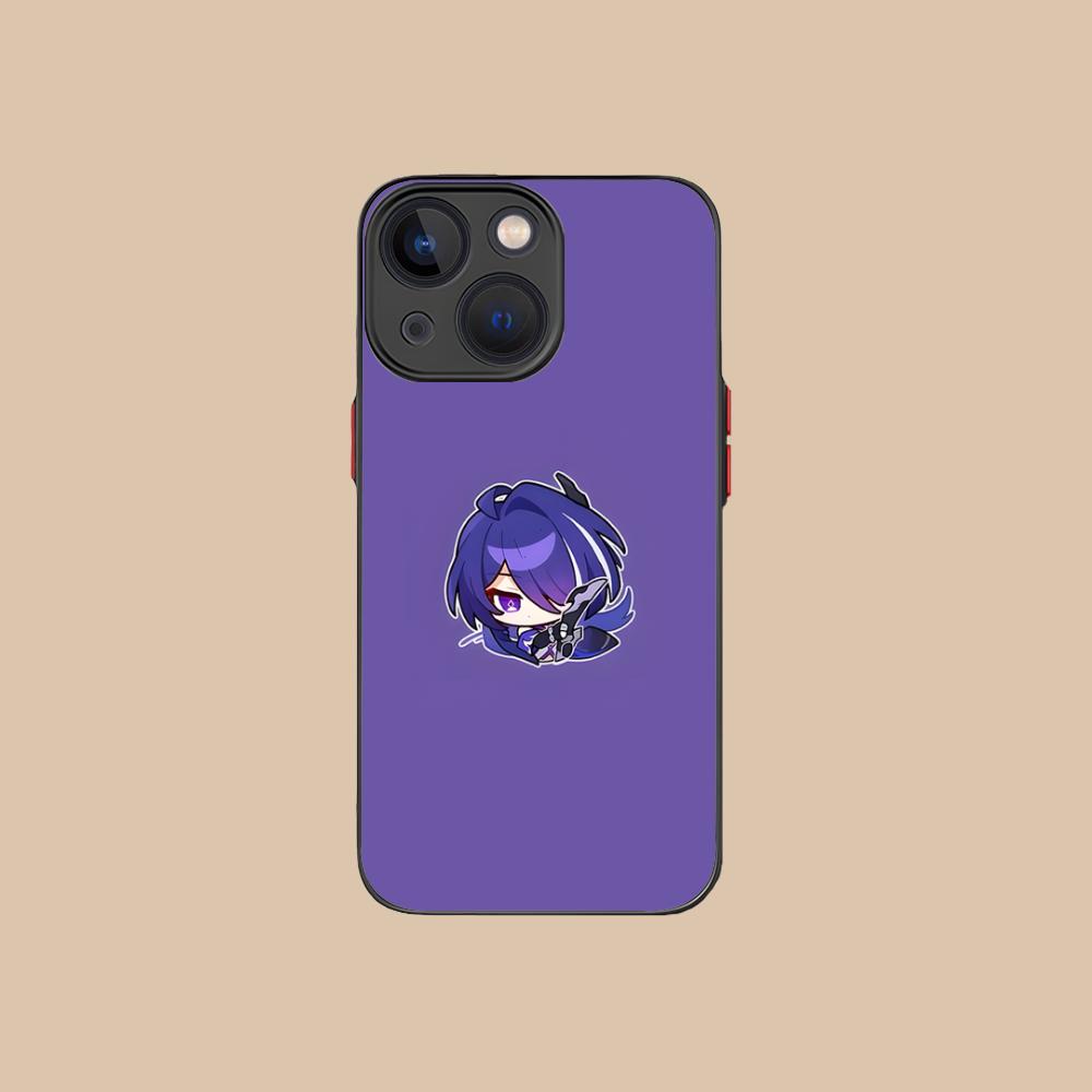 Силиконовый чехол для мобильного телефона HSR Acheron для iPhone 17 16 15 14 13 12 11 X XR XS Air Pro Max Plus Mini Цветной чехол