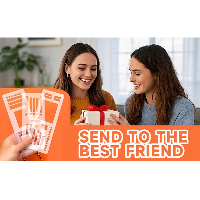 3Pcs Flexible Record Templates Rulers Diaries Photo Albums Handwritten Reports Templates Schedules Drawing Materials Tools