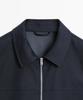 Куртка Massimo Dutti из смесовой ткани с хлопком