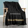 Juventus Customize Your Name Blanket Gift Personalized Blanket Soft & Cozy for Living Room Bedding Sofa Nap All-Season Use