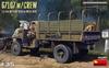 Miniart WWII Army G7107 4x4 Cargo Truck with 3 Plastic Model MA35383 1/35 U.S. 1.5t Figures, Kit,